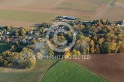 Sermaise Mondétour vue du ciel