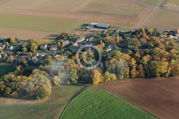 Sermaise Mondétour vue du ciel