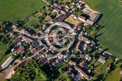 Sery vue du ciel dans le departement de l Yonne en Bourgogne