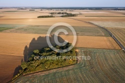 Sonchamp Yvelines vue du ciel