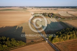 Sonchamp Yvelines vue du ciel