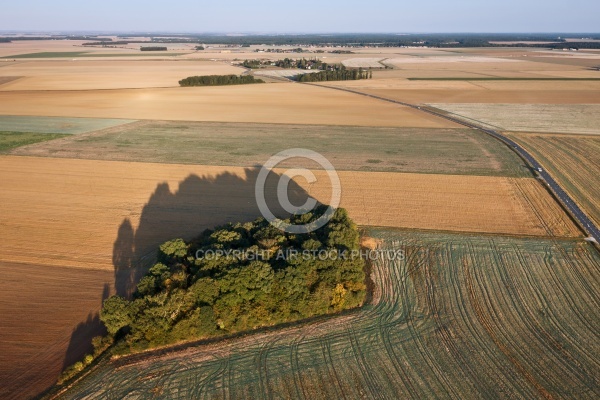 Sonchamp Yvelines vue du ciel