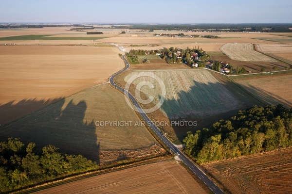 Sonchamp Yvelines vue du ciel