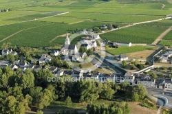 Souzay-Champigny vue du ciel, 49400