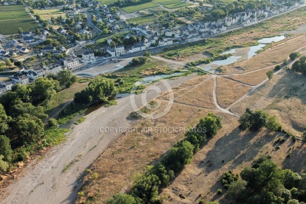 Souzay-Champigny vue du ciel, 49400