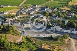 Souzay-Champigny vue du ciel, France