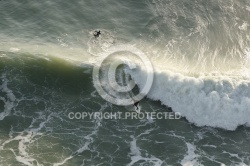 Surfer vue du ciel à Brétignolles-sur-Mer