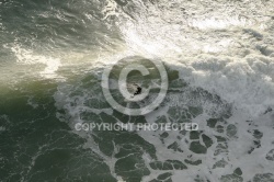 Surfer vue du ciel à Brétignolles-sur-Mer