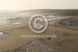 Survol de l estuaire du Payrée en ULM, Vendée 85