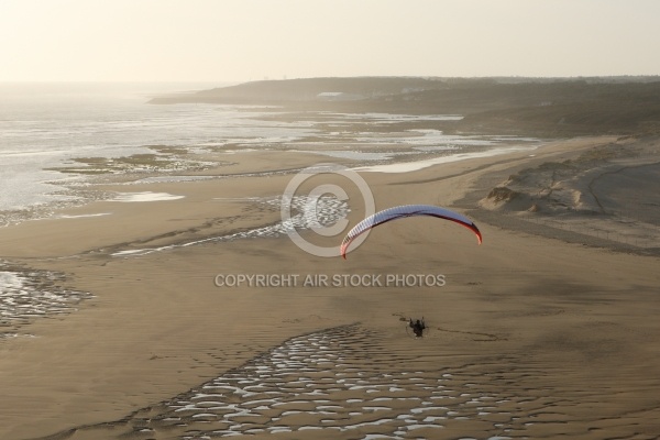 Survol de l estuaire du Payrée en ULM, Vendée 85