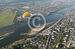 Survol de la Loire en ULM paramoteur - Blois 41