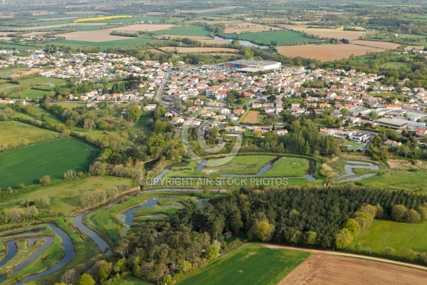 Talmont-Saint-Hilaire vue du ciel