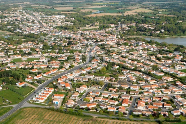 Talmont-Saint-Hilaire vue du ciel