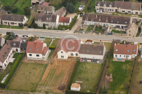 Torfou vue du ciel, Essonne 91