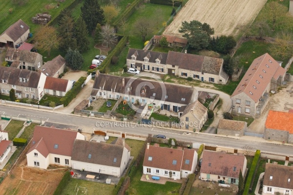 Torfou vue du ciel, Essonne 91