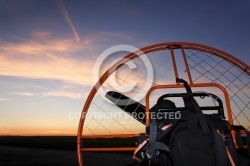 ULM paramoteur au coucher du soleil ULM paramoteur au coucher du soleil