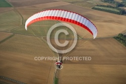 ULM paramoteur en vol ULM paramoteur en vol