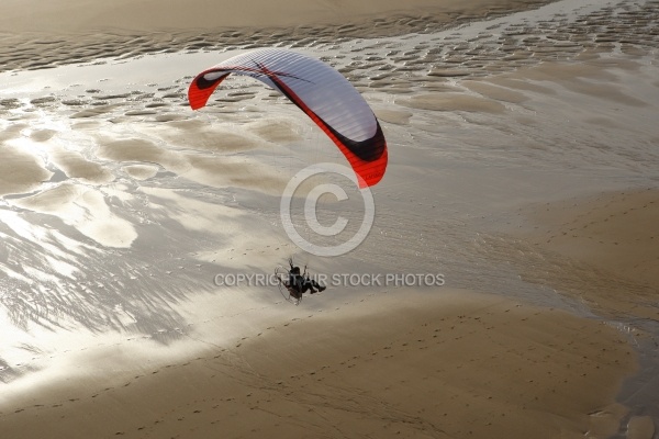 ULM paramoteur sur les plages de Vendée