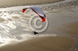 ULM paramoteur sur les plages de Vendée
