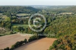 Vallée de la Renarde, Souzy-la-Briche vue du ciel