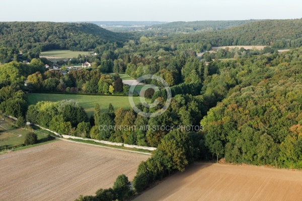 Vallée de la Renarde, Souzy-la-Briche vue du ciel