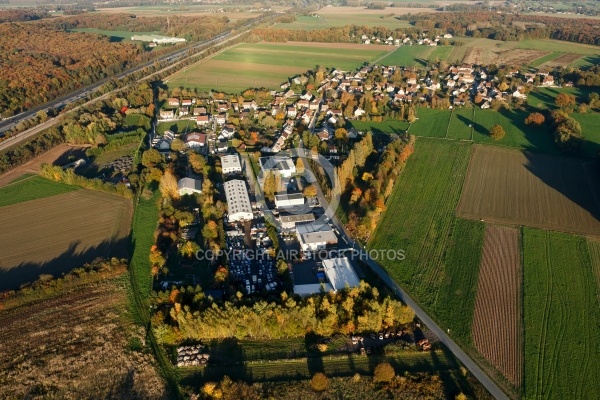 Vaugrigneuse Marchery vue du ciel