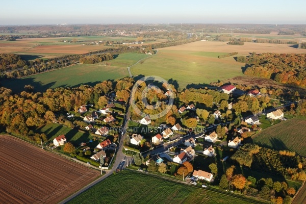 Vaugrigneuse vue du ciel