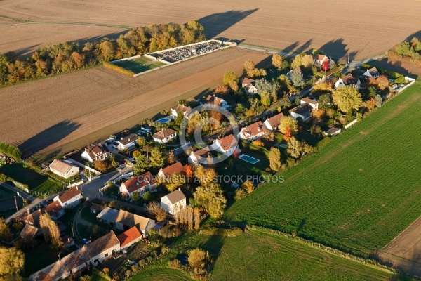 Vaugrigneuse vue du ciel