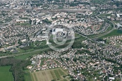 Veu aÃ©rienne de Dreux centre hospitalier, 28, Eure-et-Loire