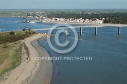 Viaduc du Noirmoutier vue du ciel