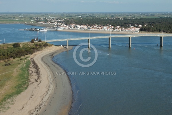 Viaduc du Noirmoutier vue du ciel