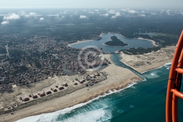 Vieux-Boucau vue du ciel