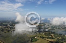 Vol au dessus des nuages, Golfe du Morbihan 56