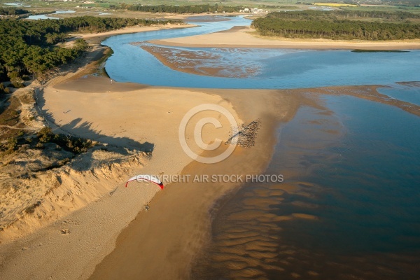 Vol aérien Plage du Veillon Pointe du Payré