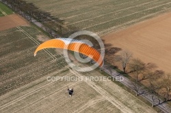 Vol paramoteur au dessus du sud de l Essonne