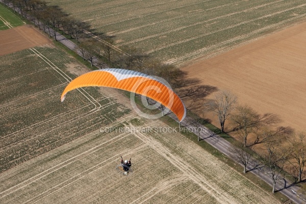 Vol paramoteur au dessus du sud de l Essonne