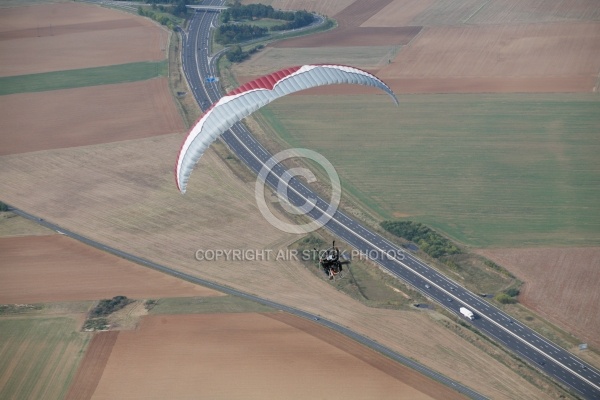 Vol paramoteur en Loir-et-Cher 41