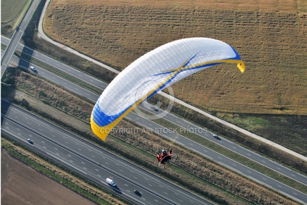 Vol paramoteur en Loir-et-Cher 41