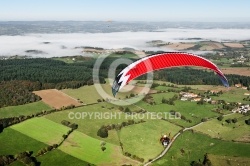 Vol Ulm en Auvergne,  le Pays de Ménat