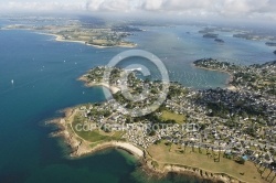 vue aerienne d Arzon  port crouesty  Golfe du Morbihan 56