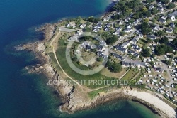 vue aerienne d Arzon  port crouesty  Golfe du Morbihan 56