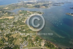 vue aerienne de Kerassel, Le logéo, Golfe du Morbihan 56 vue aerienne de Kerassel, Le logéo, Golfe du Morbihan 56