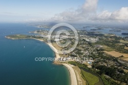 vue aerienne de Kerjouanno, Port Crouesty, Arzon, Golfe du Morbi