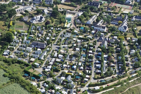 vue aerienne de Kervillen - La Trinité-sur-Mer - Golfe du Morbih