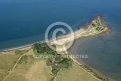 vue aerienne de la pointe de Brouel, île-d Arz, Golfe du Morbiha vue aerienne de la pointe de Brouel, île-d Arz, Golfe du Morbiha