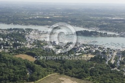 vue aerienne de la Trinité sur Mer - Golfe du Morbihan 56