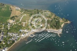 vue aerienne de Le Logéo, Golfe du Morbihan 56