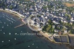 vue aerienne de Locmariaquer du Golfe du Morbihan 56