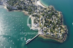 vue aerienne de Port Navalo, Golfe du Morbihan 56