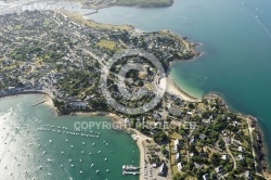 vue aerienne de Port Navalo, Golfe du Morbihan 56